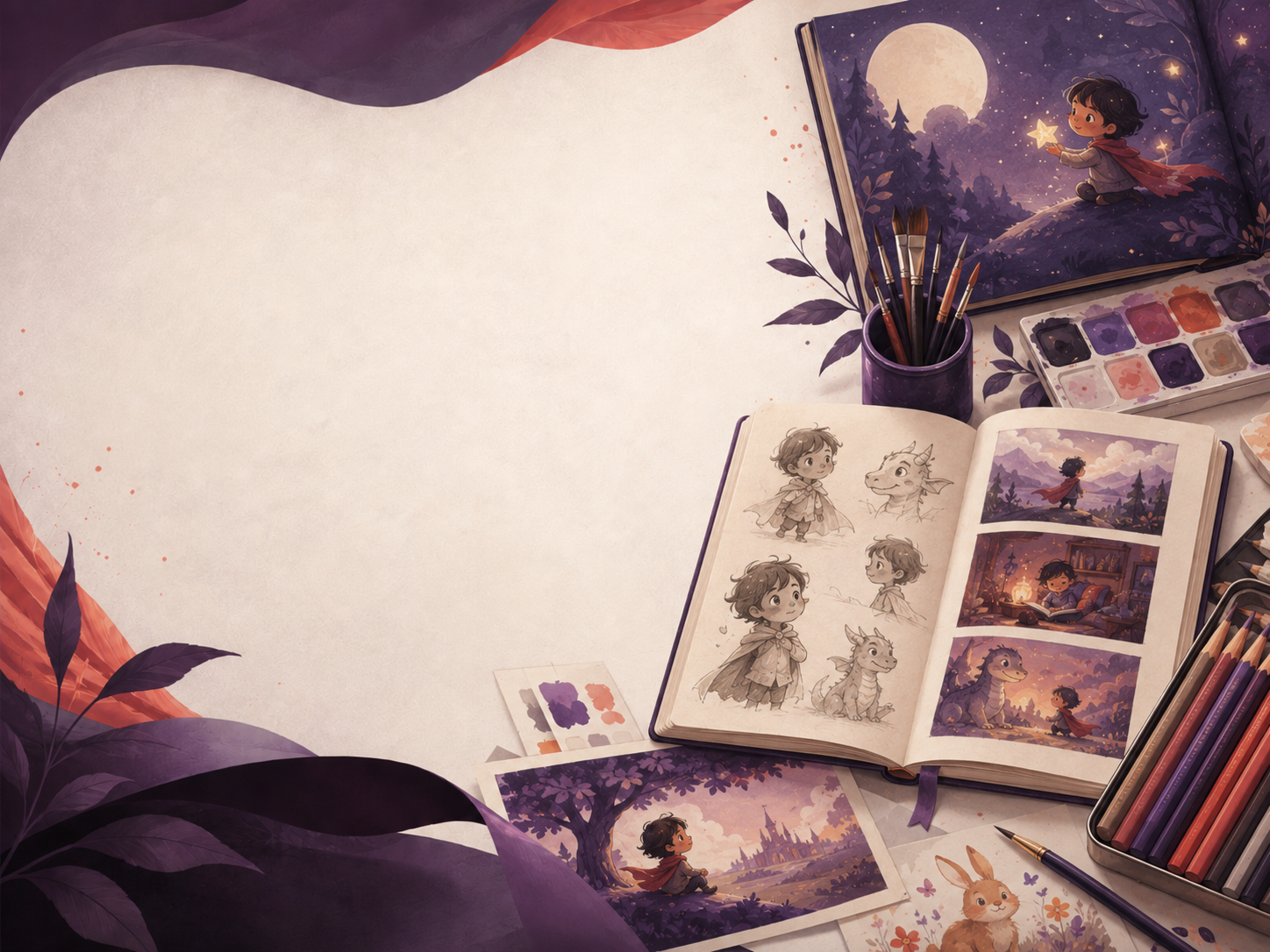 Children's book illustration and character development